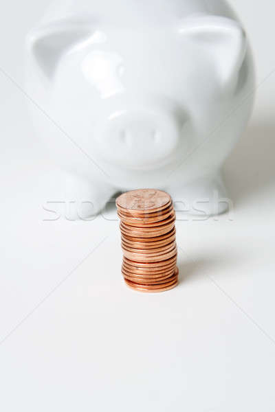 Stock photo: Saving money