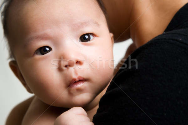 Mère bébé coup asian cute fille [[stock_photo]] © aremafoto