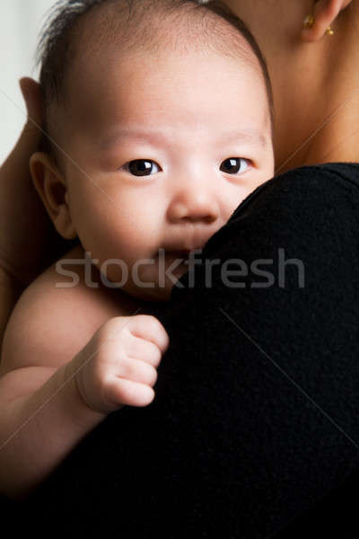 Stock photo: Mother and baby
