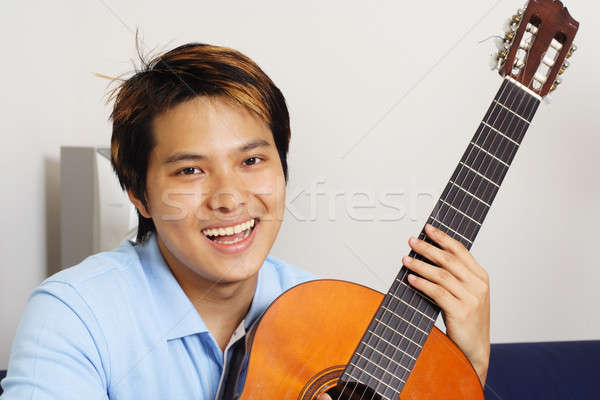Stock photo: Guitar player