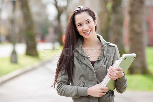 Ethnic college student Stock photo © aremafoto