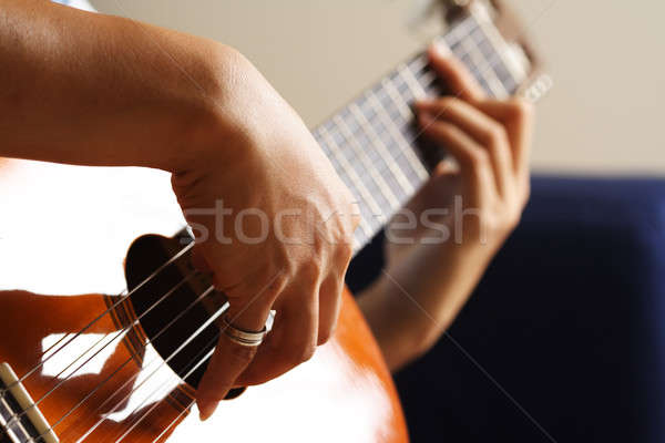 Guitar player Stock photo © aremafoto