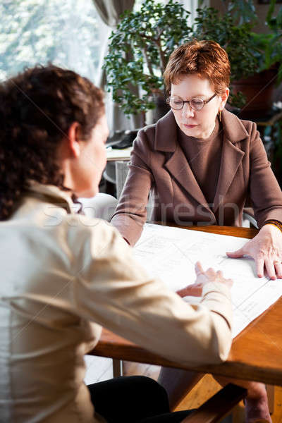 Working businesswomen Stock photo © aremafoto