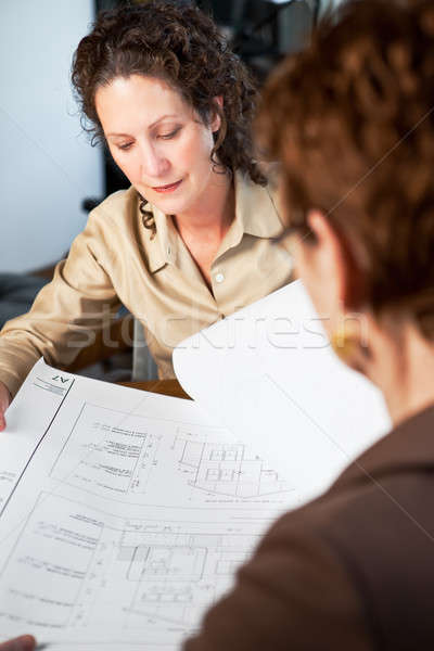 Working businesswomen Stock photo © aremafoto