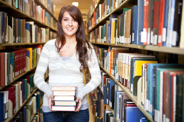 Stock foto: Studenten · Porträt · Campus · Schönheit