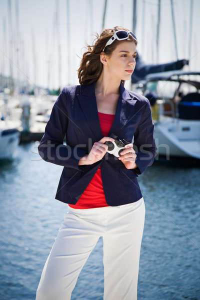 Beautiful woman Stock photo © aremafoto