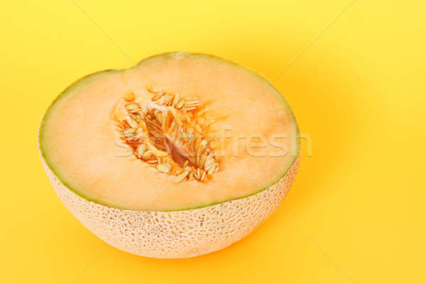 Half cantaloupe Stock photo © aremafoto
