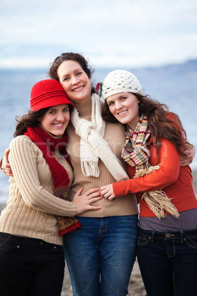 Stock photo: Mother and daughters