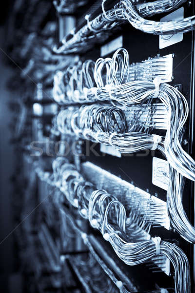 Internet centro de datos red routers computadoras ordenador Foto stock © aremafoto