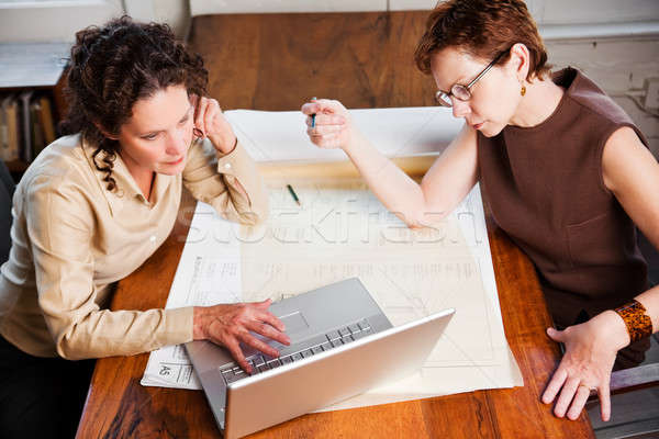 Working businesswomen Stock photo © aremafoto