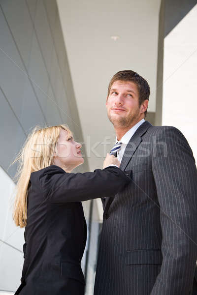 Stock photo: Caucasian business people arguing