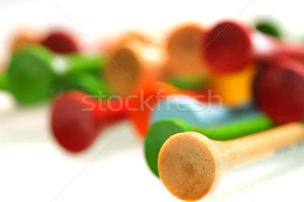 Golf tees Stock photo © aremafoto