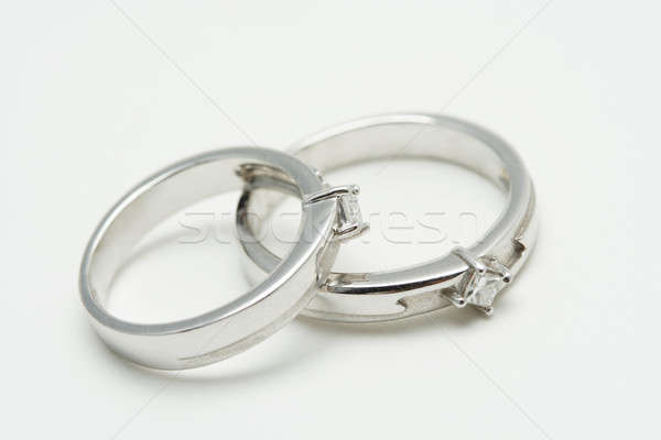 Wedding rings Stock photo © aremafoto
