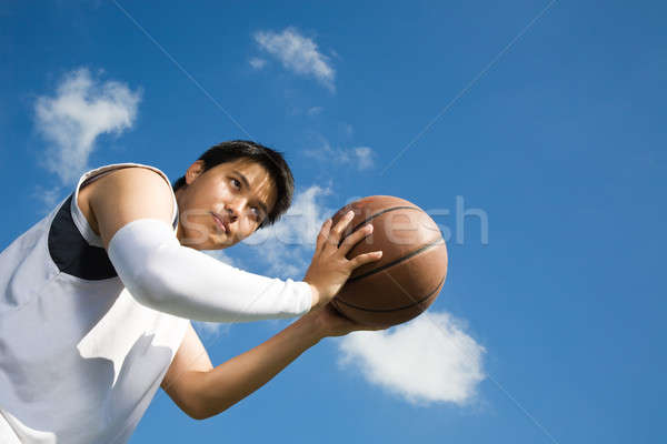 Asian basketball player Stock photo © aremafoto