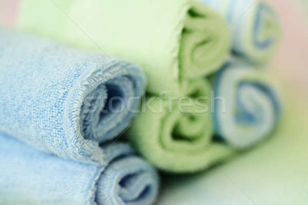 Spa serviettes macro coup maison [[stock_photo]] © aremafoto