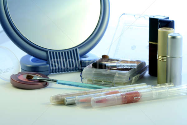 Cosmetici trucco cosmetici rossetto Foto d'archivio © aremafoto