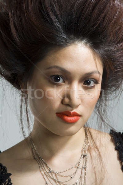 Belle femme coup belle jeunes asian femme Photo stock © aremafoto