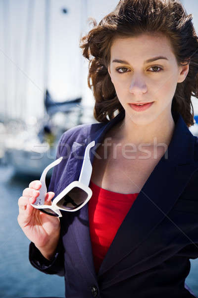 Beautiful woman Stock photo © aremafoto