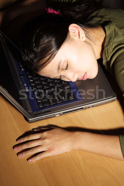 Asleep at work Stock photo © aremafoto