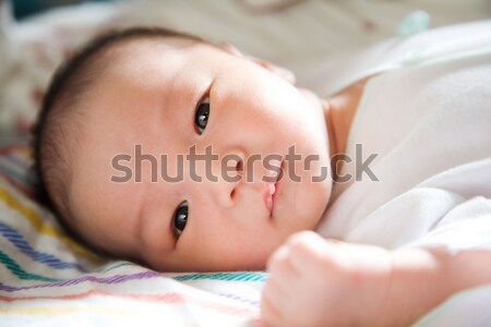 Zdjęcia stock: Cute · baby · chłopca · shot · snem · szczęśliwy