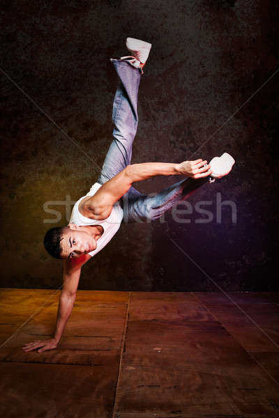 Hiszpańskie mężczyzna taniec shot dance Zdjęcia stock © aremafoto