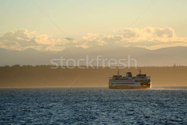 Prom łodzi podróży morza ocean podróży Zdjęcia stock © aremafoto