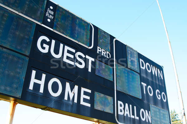 [[stock_photo]]: Score · bord · coup · football · stade · sport