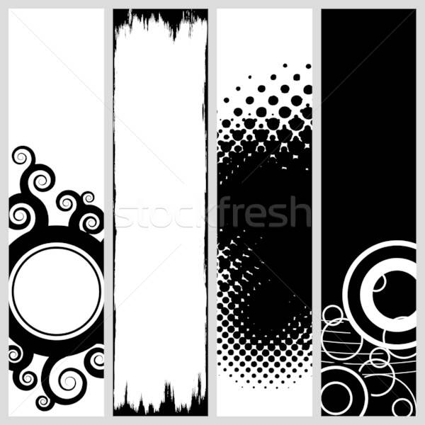 Funky Vertical Banners Stock photo © ArenaCreative