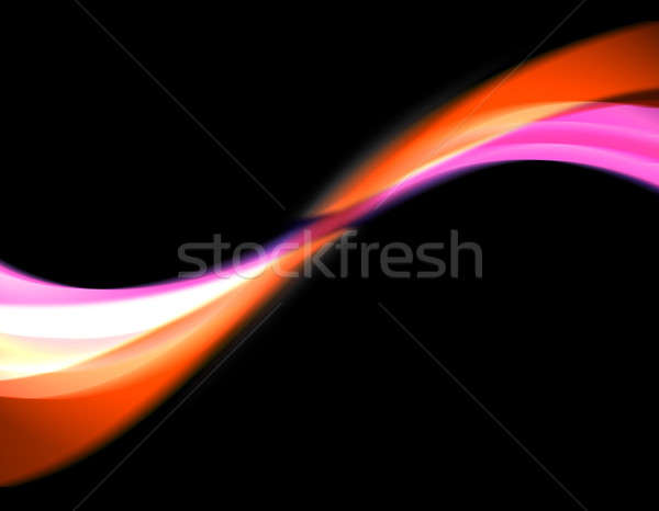 Abstract Glowing Swoosh Stock photo © ArenaCreative