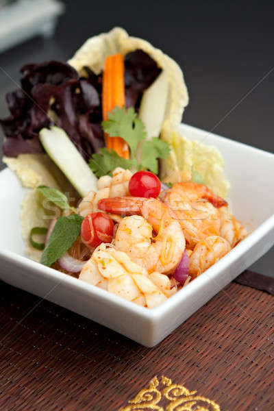 Foto d'archivio: Thai · insalata · gamberetti · calamari · Thailandia · stile