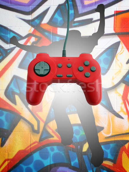 game controller w clipping path  Stock photo © ArenaCreative