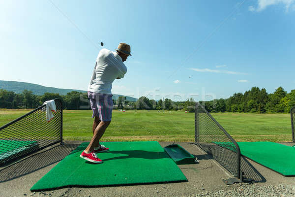 Golf Practice at the Driving Range Stock photo © arenacreative