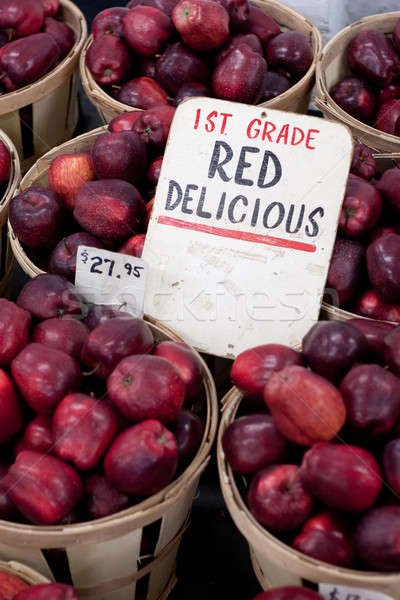 Red Delicious Apples For Sale Stock photo © ArenaCreative