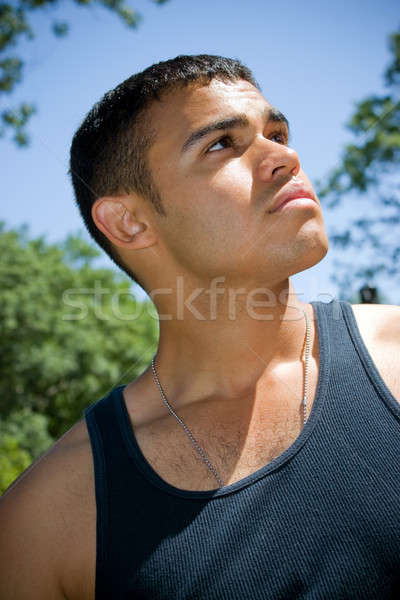 Serious Young Man Stock photo © ArenaCreative