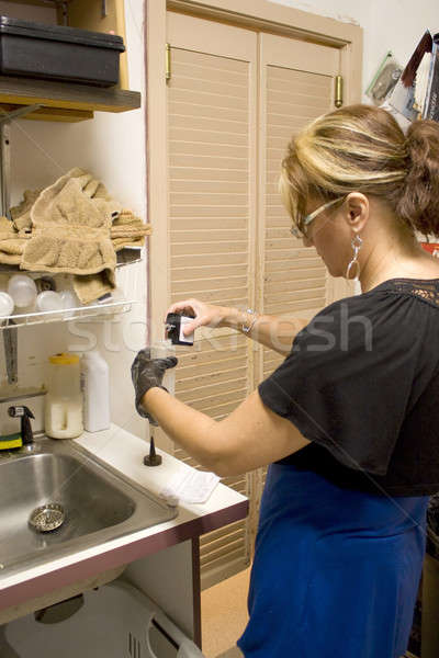 髪の色 ヘアドレッサー アップ 正確な 式 女性 ストックフォト © ArenaCreative