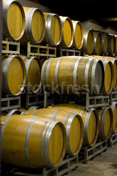Winery Cellar Barrels Stock photo © ArenaCreative
