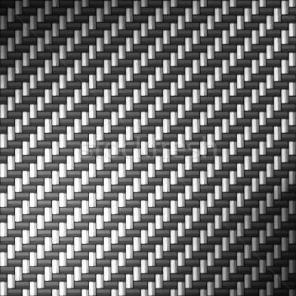 Photo stock: Réfléchissant · fibre · de · carbone · texture · lumineuses · réel · technologie