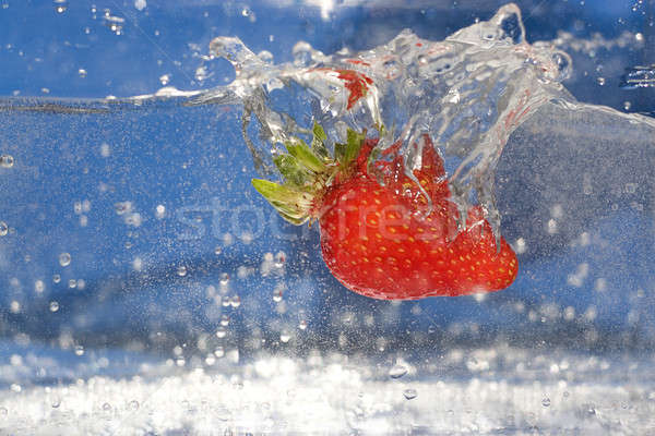 Strawberry Splash Stock photo © ArenaCreative