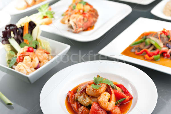 Variety of Thai Meals Stock photo © arenacreative