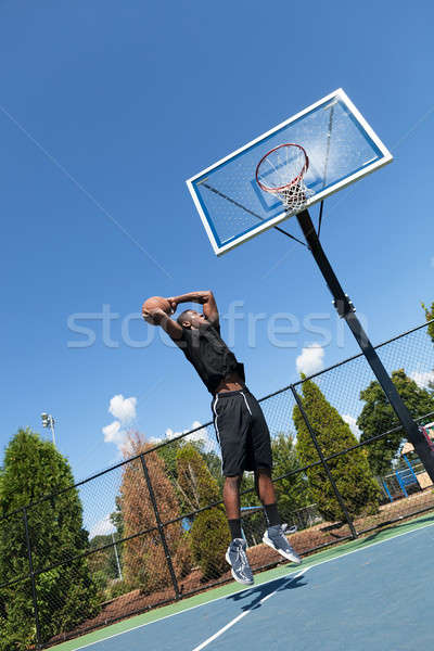 Basketball Dunk from Below Stock photo © arenacreative