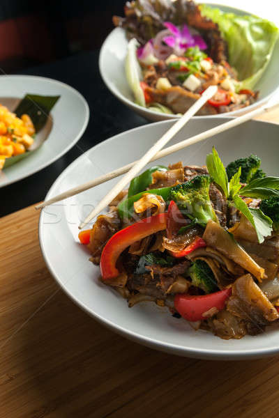 Drunken Noodle Pad Kee Mao Stock photo © arenacreative
