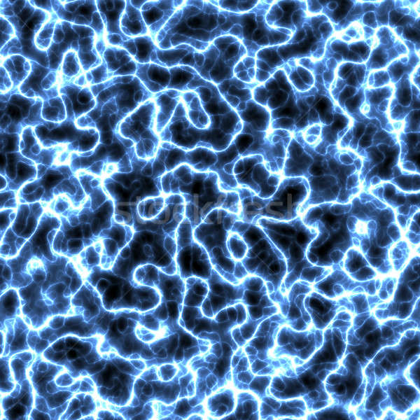 Azul plasma padrão eletricidade textura Foto stock © ArenaCreative