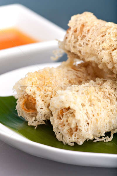 Taro Root Spring Rolls Stock photo © ArenaCreative