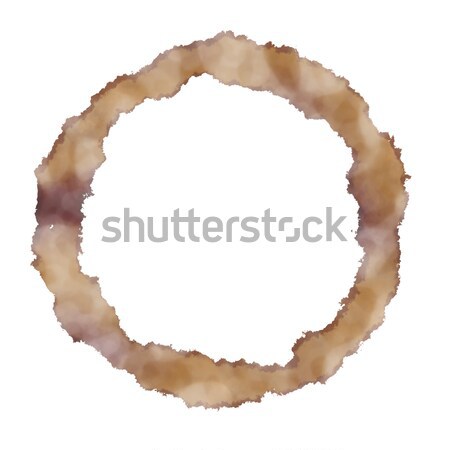 Stock photo: Coffee Ring Stain