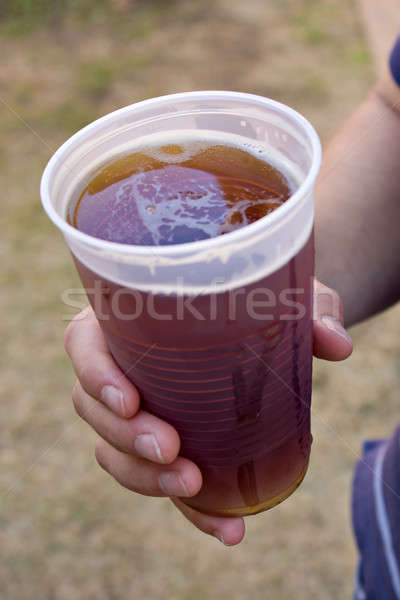 Fresh Beer in Hand Stock photo © ArenaCreative