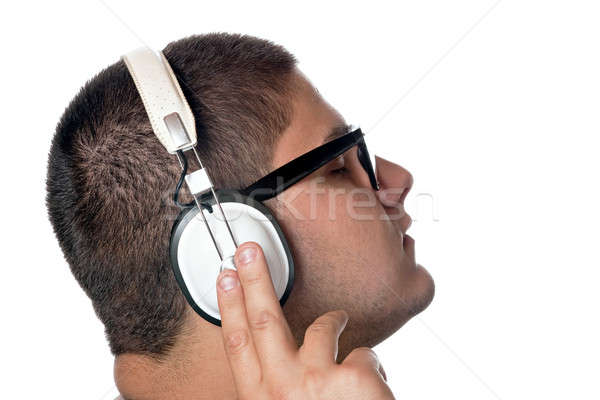 Teen Listening to Music Stock photo © ArenaCreative