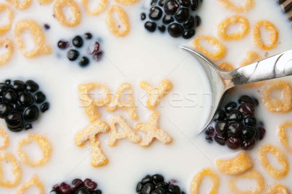 Pay Tax Cereal Reminder Stock photo © ArenaCreative