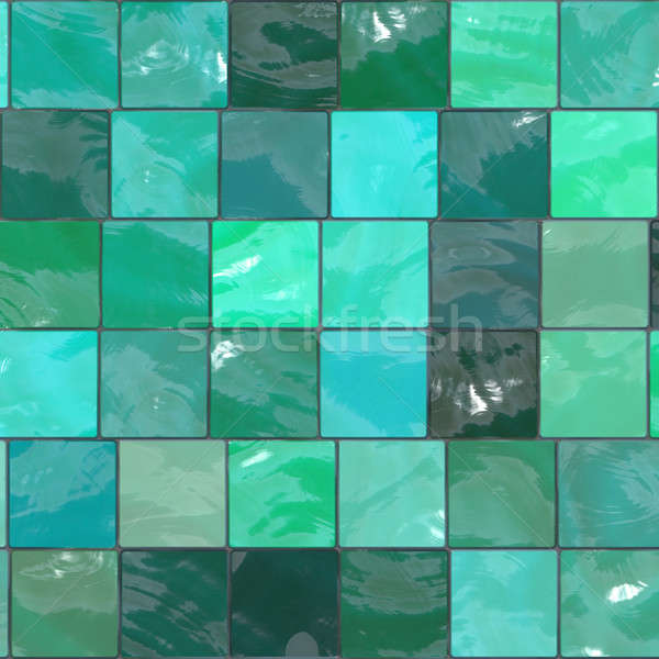 blue-green tiles Stock photo © ArenaCreative