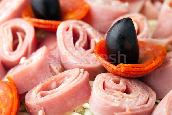 Antipasto Salad Closeup Stock photo © ArenaCreative