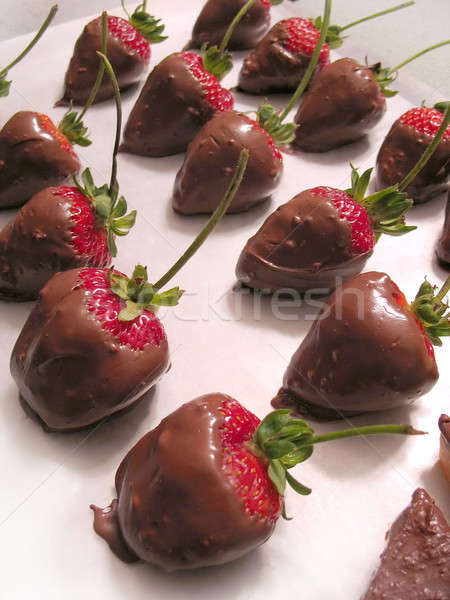 Chocolate Covered Strawberries Stock photo © ArenaCreative